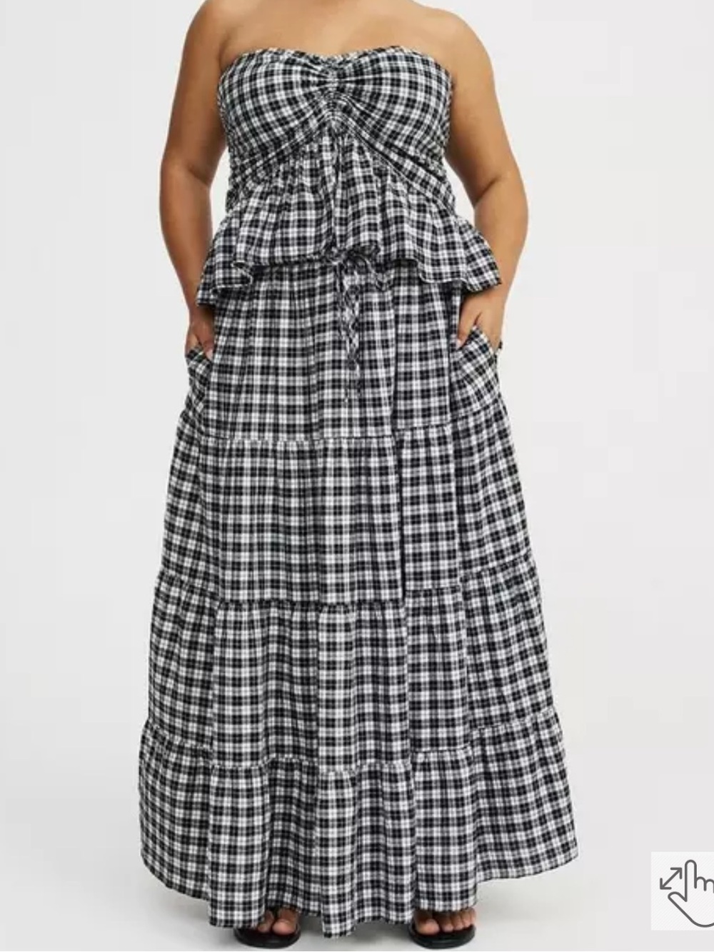 Torrid tiered maxi skirt NWT 3X